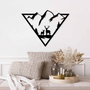 Wallity Mother And Son 4 Escultura de pared en Negro